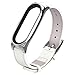 Produktbild BZLine® Für Xiaomi Mi Band 3 Armband, Ersatz Leder Smart Armbanduhr Armband für Xiaomi Mi Band 3 Fitnessarmband Sleeptracker Smartwatch (A)
