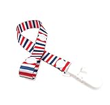 6 Stück Schnullerketten mit Clip Verstellbare Länge mit Druckknopf - 4