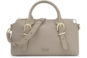 TOUS Bowling Buckles Soft Topo, Sac pour Femme, Gris