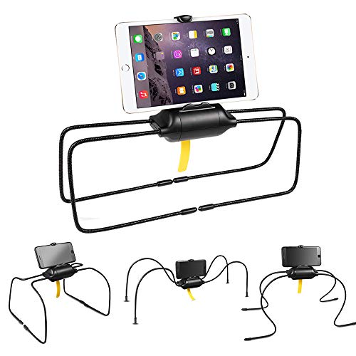Moutik Soporte Flexible de Tablet para Cama Soporte Universal de Teléfono Móvil para Cama Sofá Asiento de Coche o Cualquier Superficie Irregular