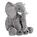 Produktbild Gutsbox Kinder weiches Plüsch-Elefant Spielzeug Plüschtier schlafender Rücken Kissen Plüsch Tier Kissen Ideales Geschenke für Kinder (Grau)