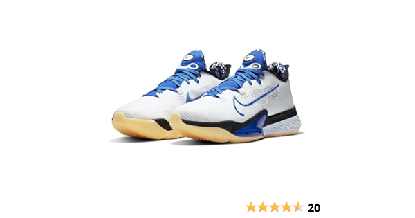 Nike Air Zoom BB NXT Chaussures de basketball pour homme, blanc (Blanc/bleu  roi), 44 EU : Amazon.fr: Chaussures et Sacs
