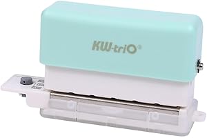 Sunydog Perforadora de Papel de 6 Orificios,Mini Perforadora de Mano Soporte de perforación de 20/26/30 Orificios múltiples para Cuaderno A4 A5 B5 Álbum de Recortes,para Escuela y Oficina