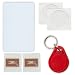 Produktbild NFC Tag Starterkit: 6 NFC Tags (4 Aufkleber, 1 Schlüsselanhänger, 1 Scheckkarte)