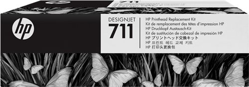 Preisvergleich Produktbild HP-Druckkopf schwarz / cyan / magenta / gelb C1Q10 A 711