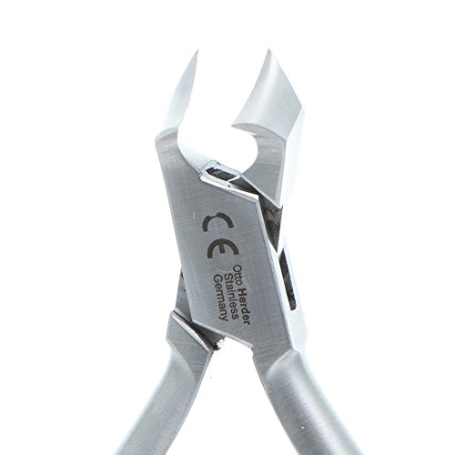 Kopfschneider Fussnagelzange Fusspflege Instrument aus speziell gehärtetem rostfreiem Edelstahl 2cm Schnittfläche und geschraubten Doppelfedern - 4