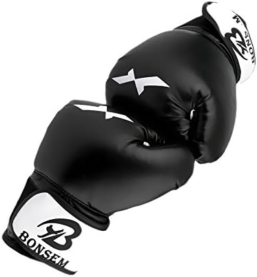 Majeck Boxing Gloves, Boxer Training Leather Mitts For Heavy Punch bag, Muay Thai,Sanda