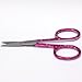 Pink Snowflake - Straight Nail Manicure Scissors by YRNails