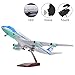 Produktbild HANG OU 46cm LED-Beleuchtung 1:130 Modellflugzeug Airforce One Boeing 747 mit Fahrwerk Flugzeug Geschenk oder Deko