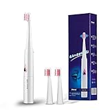 Gugio Deep Clean Waterproof Electronic Power Ultrasonic Tooth Brush with Replacement Head