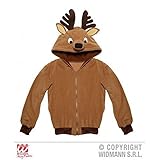 Niedliche Jacke / Sweatjacke / Kapuzenjacke / Tierkostüm als Rentier / Rentierkostüm mit Kapuze Gr. S / M