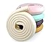 D-Mcark Kid Baby Safety Protection Products Wall Furniture Table Rubber Foam Corner Edge Cushion Bumpers Guards Protector Tape White Beige 2M 6.5ft