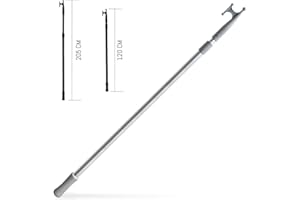 PIMAR MARINE EQUIPMENT PIMAR Mezzo Marinaio (Mezzomarinaio) telescopico in Alluminio intermedi da 120 a 205 cm