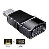 video splitter vga hdmi 【Erweitern Sie Ihr Display】: Dieser USB 3.0-auf-VGA-Adapter wird verwendet, um ein USB-Gerät (wie Laptop, Desktop-Computer) mit einem vga-enabled Peripheriegeräte (wie Monitor, Projektor, TV) für die Multi-Monitor-Lösung, erweitern Sie den Arbeitsbereich mit einem geteilten Bildschirm, Spiegelung der Anzeige usw.