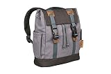 Lässig Vintage Little One und Me Backpack, klein Kinderrucksack Kindergartentasche, grey