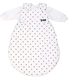 ALVI Baby Mäxchen NEU DOTS weiß Gr. 86/92 - Schlafsack - DAS ORIGINAL