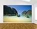 Produktbild Fototapete selbstklebend Tropical Beach in Ko Phi-Phi Ley Island -Tailand - 270x180 cm - Wandtapete - Poster - Dekoration - Wandbild - Wandposter - Bild - Wandbilder - Wanddeko