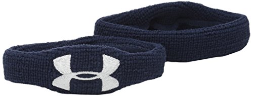 Under Armour - Under Armour Wristband 1/2 2 bandeaux poignet et biceps Navy