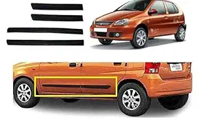 Urban Car DecorSide Beading/Side Cladding/Door Garnish/Door Protector Chrome Suitable for Maruti Wagon-R Type-I