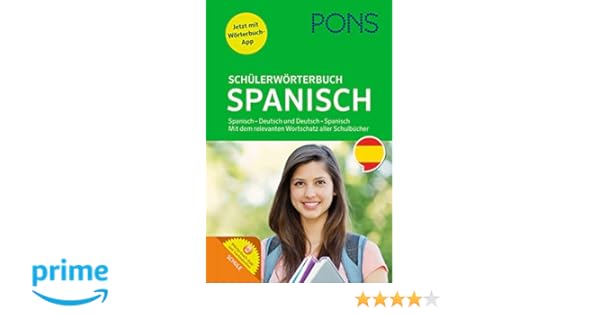 Pons Schülerwörterbuch Spanisch Buch Mit App Spanisch - 