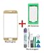 Produktbild iTG® PREMIUM Displayglas Reparatur-Set für Samsung Galaxy A3 (2017) Gold (Gold Sand) - Oleophobic Front Display Glas für Modell SM-A320F + Vorgeschnittene 3M Klebefolie und 9-Stück Werkzeug-Set