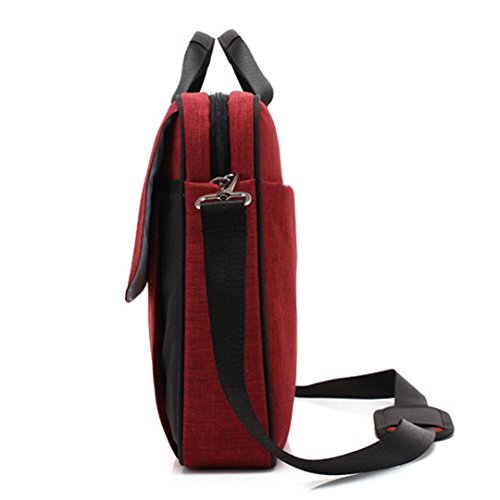 JOTHIN 2017 Neuen 17-Zoll-Laptop-Tasche Messenger bag Business-Männer und Frauen Computertasche Mit Doppelten Reißverschlüssen (47*35*7cm) - 3