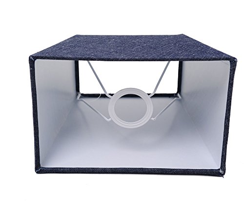 Lampenschirm Rechteckig Denim Blau TL 24-16-18 - 2