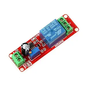 DHRUV-PRO Ne555 Dc 12V Digital Delay Timer Relay Module Adjustable 0 to 10 Seconds