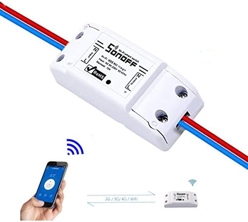 WiFi Wireless Smart Switch, Works with Alexa DIY Smart Home Automation Module Timer Remote Controller IOS/Android