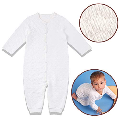 i-baby Bambino Pagliaccetto in Cotone Neonata Pigiama Pima Camicie da Notte Premium Manica Lunga (6-12mesi)