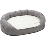 Karlie Hundebett Ortho Bed Oval, grau, 118 x 72 x 24 cm