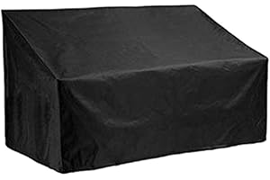 MoSundi Water Resistant Garden Bench Covers for 2 3 Seater Outdoor Seating, Tear Resistant and Easy to Maintain Design (190 * 66 * 89cm)