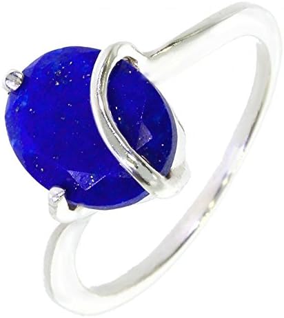 Ring Lapis-lazuli 38-17 - Jewellery in rhodium silver, Lapis-lazuli - All sizes and various stones - ARTIPOL