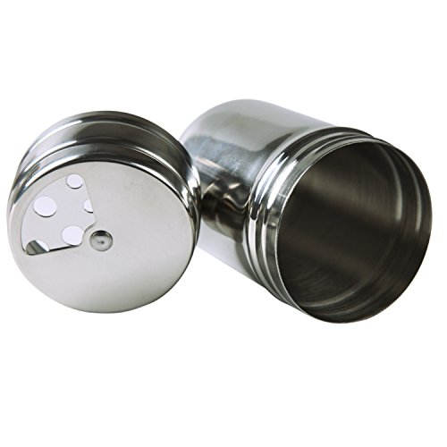 de feuilles 6*kleine Menage Tisch Ministreuer Pfeffermühle Gastro Set aus rostfreiem Edelstahl mit Beutel,einfach zu tragen Aufbewahrung zu Hause oder outdoor BBQ benutzen - 5