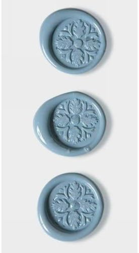 Pastel Blue Celtic Cross Wax Seals For Craft Card Making Scrapbooking