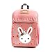 Produktbild JameStyle26 Rabbit Bunny Kinderrucksack Kindergarten Tornister Häschen Rucksack Schultasche Backpack Mädchen Junge (Rosa)