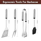 JOLVVN Grillbesteck Set 23er Bestecksets BBQ Grillzubehör – Bild 3