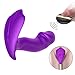 Produktbild Vibratoren für Sie,Wasserdicht Vibrator Dildo Vibratoren mit Erwärmungsfunktion und Stoßfunktion für Sie Klitoris, Heizung Dualer Motor Klitoris Vibrator Sexspielzeug für Frauen(Rot/Violett),Purple