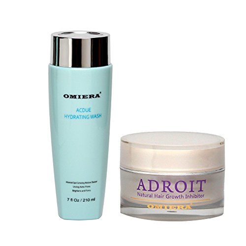 Omiera - Crema omiera adroit para después de la depilación, inhibidora de crecimiento de vello facial, corporal, en zona de bikini y piernas acdue eliminador de cicatrices de acné para brotes