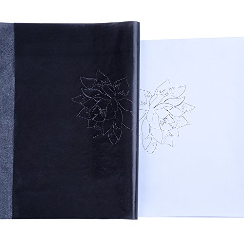 Outus Carbon Transfer Papier Kohlepapier Pauspapier 9 x 13 Zoll für Holz Papier Segeltuch, 30 Blätter - 2