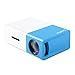 Price comparison product image Mini Projector, Deeplee Portable LED Projector Home Cinema Theater with PC Laptop USB/SD/AV/HDMI Input Pocket Projector for Video Movie Game Home Entertainment Projector (Blue)