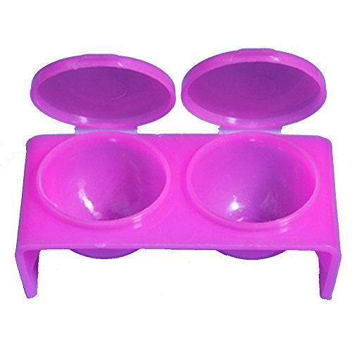 New Double Lips Plastic Nail Dappen Dish Nail Art Design Acrylic Liquid Powder Mixing tools For Acrylic powder liquid