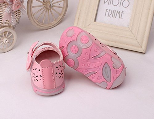 Babyschuhe,Amlaiworld Kleinkind Mädchen hohl Bowknot Sandalen beleuchteten weichen Sohlen Prinzessin Schuhe - 3