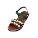 Produktbild Kinder Sandalen,Sannysis Sommer Kind Kinder Mädchen Perle Strand Sandalen Prinzessin Freizeitschuhe Wildledersohle Kunstleder Gemütlich Lauflernschuhe 26-36 (33, Grün)