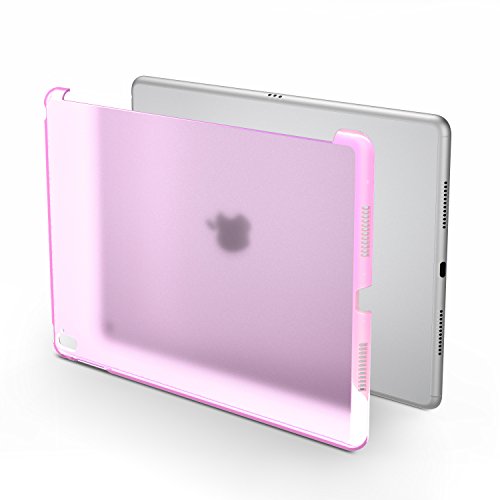 MoKo Hülle für iPad Pro 9.7 - Ultra Slim Translucent Hart Polycarbonate Schale Schutzhülle Case Cover für Apple iPad Pro 9.7 Zoll 2016 Modell Tablet, Matt Violett (Auch für iPad Pro Offizielle Tastatur)