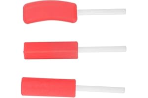 PONGNAS Clear Teeth Aligner Chewies - opakowanie 3 sztuk (czerwone)