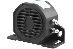Tiardey 12V-80V 107dB Vattentät Heavy-Duty Backup-varningslarm med superhög ljudsignal för lastbil Skåpbil Fraktbil Lastbil t
