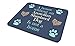 Price comparison product image Anatolian Shepherd Dog, Dog Breed Mouse Mat, A House Is Not A Home Without.' Design, Blue, Size 23cm x 18cm x 5mm.