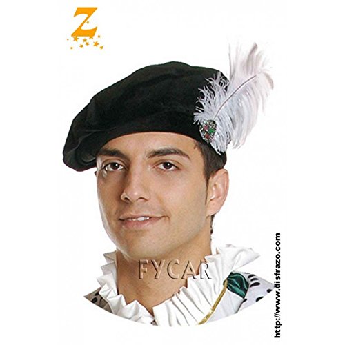 Disfrazo.com Gorra PAJE Negro