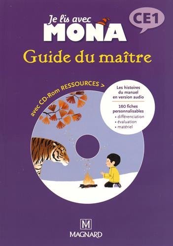 Download Je lis avec Mona CE1 : Guide du maître (1Cédérom)